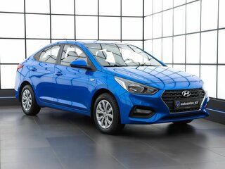 2019 Hyundai Solaris II, синий, 1580000 рублей, вид 3