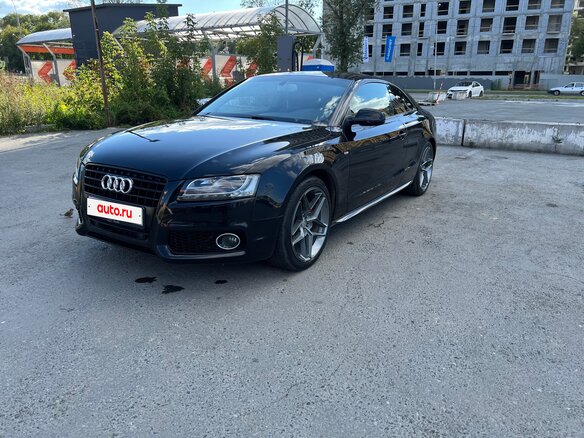 2010 Audi A5 I (8T), чёрный, 1100000 рублей