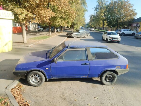1991 Lada (ВАЗ) 2108, синий, 57000 рублей - вид 2