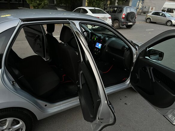 2012 Lada (ВАЗ) Granta I, серебристый, 387000 рублей - вид 6