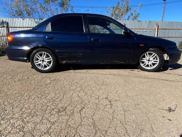 2008 Kia Spectra I Рестайлинг 2, синий, 173000 рублей - вид 10