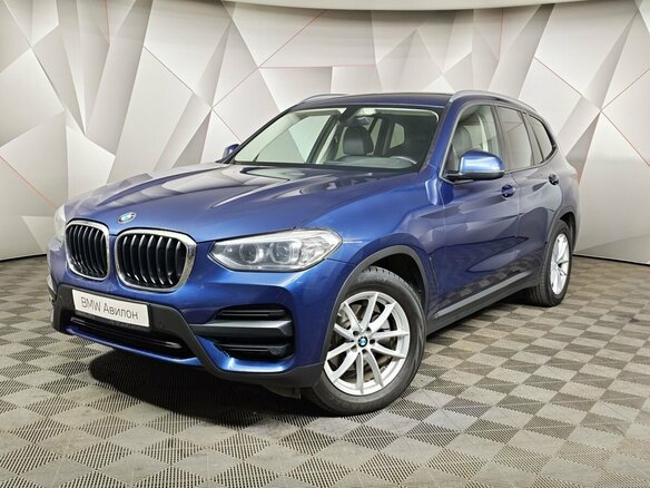 2019 BMW X3 20i xDrive III (G01), синий, 3060000 рублей
