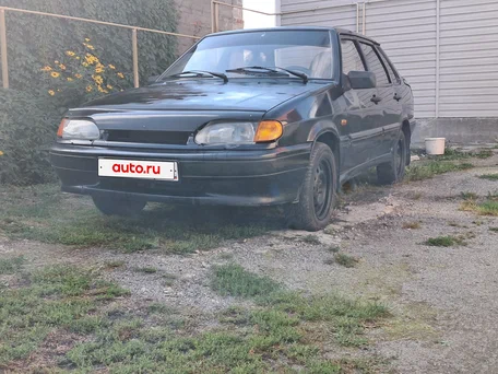 2008 Lada (ВАЗ) 2115, чёрный, 95000 рублей, вид 1