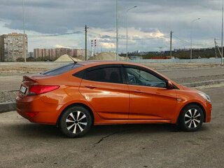 2014 Hyundai Solaris I Рестайлинг, оранжевый, 860000 рублей, вид 1
