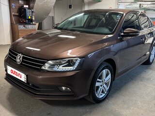 2015 Volkswagen Jetta VI Рестайлинг, коричневый, 1030000 рублей, вид 2