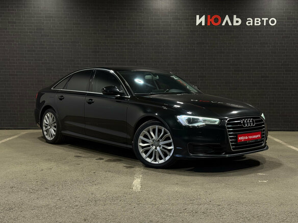 2015 Audi A6 IV (C7) Рестайлинг, чёрный, 1960000 рублей - вид 2