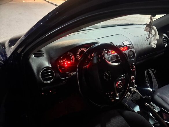 2006 Mazda 6 I (GG) Рестайлинг, синий, 450000 рублей - вид 14