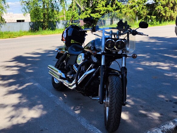 2010 Harley-Davidson Fat Bob, чёрный, 800000 рублей