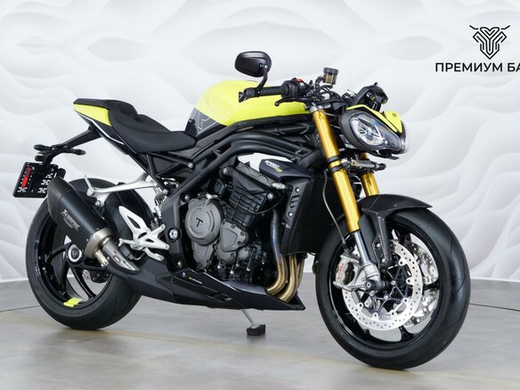 2025 Triumph Speed Triple, жёлтый, 1899000 рублей - вид 4