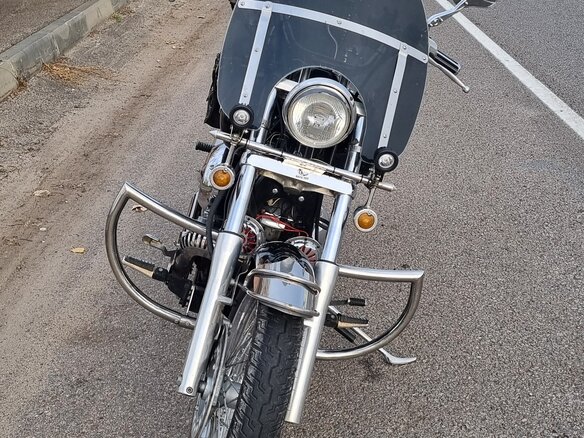 1996 Yamaha XVS400 Drag Star, чёрный, 380000 рублей