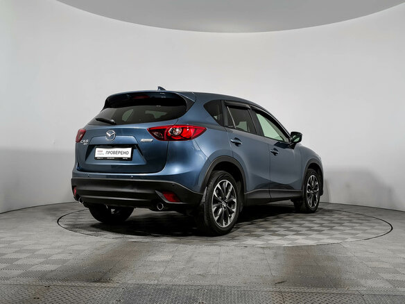 2016 Mazda CX-5 I Рестайлинг, голубой, 1860000 рублей - вид 4
