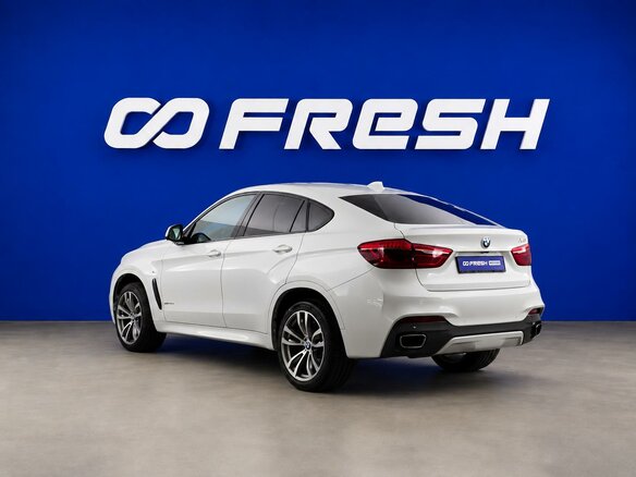 2017 BMW X6 40d II (F16), белый - вид 1
