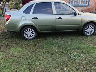 2013 Lada (ВАЗ) Granta I, зелёный, 290000 рублей, вид 5