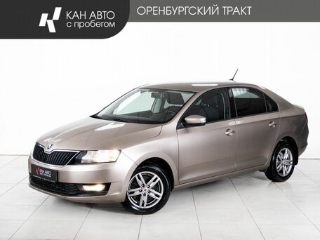 2018 Skoda Rapid I Рестайлинг, бежевый, 1100000 рублей, вид 1