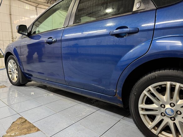 2008 Ford Focus II Рестайлинг, синий, 570000 рублей - вид 16