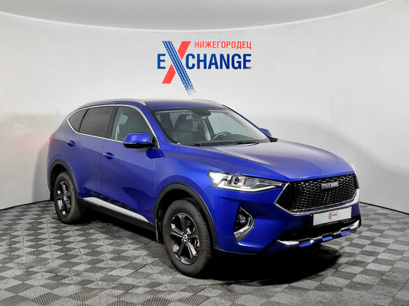 2019 Haval F7 I, синий - вид 3
