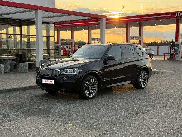 2016 BMW X5 40d III (F15), чёрный, 3950000 рублей