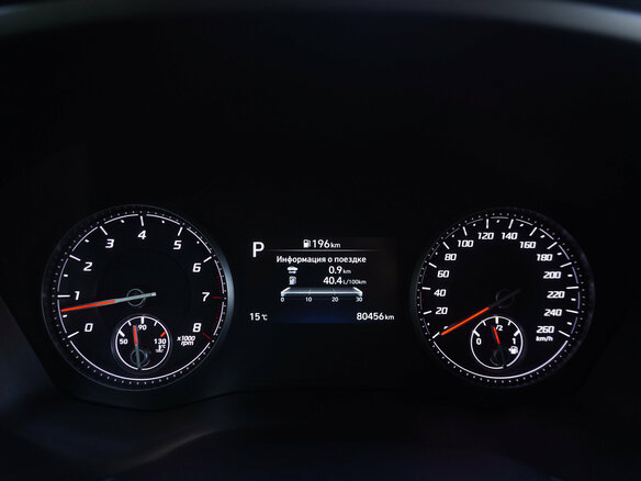 2021 Hyundai Santa Fe IV Рестайлинг, серый, 3643000 рублей - вид 8