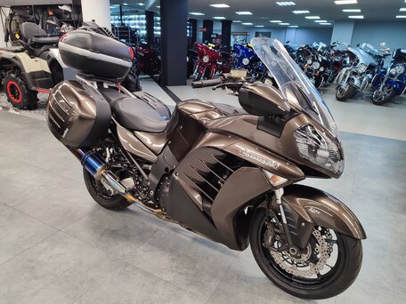 2010 Kawasaki GTR 1400 (Concours 14), коричневый, 890000 рублей, вид 4