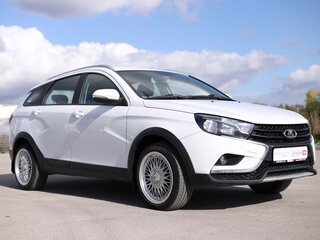 2019 Lada (ВАЗ) Vesta SW Cross I, белый, 1040000 рублей, вид 3