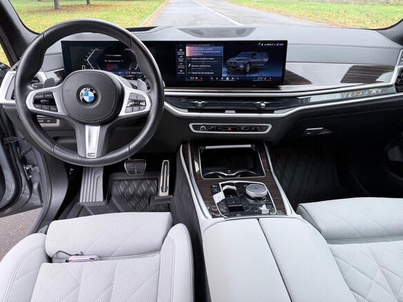 2024 BMW X7 40i I (G07) Рестайлинг, серый, 7000000 рублей - вид 7