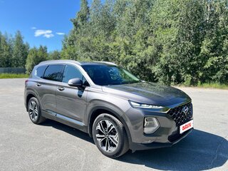 2020 Hyundai Santa Fe IV, серый, 3350000 рублей, вид 3