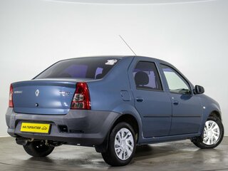 2013 Renault Logan I Рестайлинг, синий, 419000 рублей, вид 4