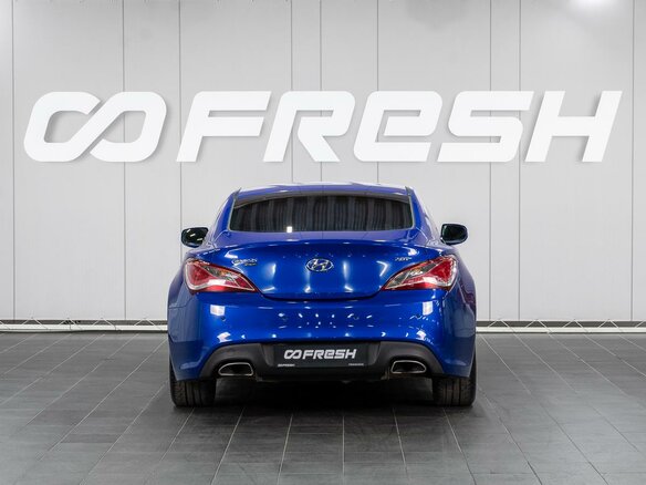 2012 Hyundai Genesis Coupe I Рестайлинг, синий, 1449000 рублей - вид 3