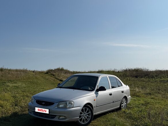 2004 Hyundai Accent ТагАЗ II, серый, 290000 рублей
