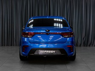 2019 Kia Rio IV, синий, 1609000 рублей, вид 4