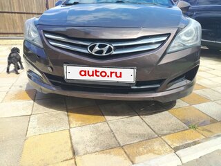 2014 Hyundai Solaris I Рестайлинг, коричневый, 750000 рублей, вид 2