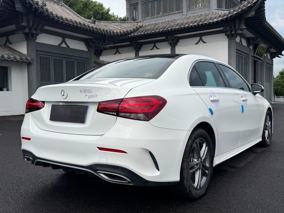 2022 Mercedes-Benz A-Класс 180 Long IV (W177) Рестайлинг, белый, 1680007 рублей - вид 3