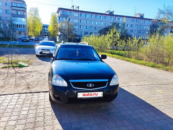 2014 Lada (ВАЗ) Priora I Рестайлинг, чёрный, 350000 рублей