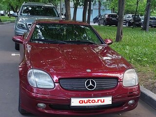 2002 Mercedes-Benz SLK-Класс 230 I (R170) Рестайлинг, пурпурный, 990000 рублей, вид 1