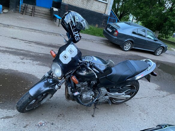 1998 Honda CB 600F Hornet, чёрный, 325000 рублей - вид 9