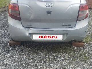 2014 Lada (ВАЗ) Granta I, серый, 270000 рублей, вид 5