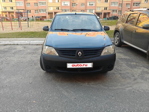 2007 Renault Logan I, чёрный, 179000 рублей - вид 10