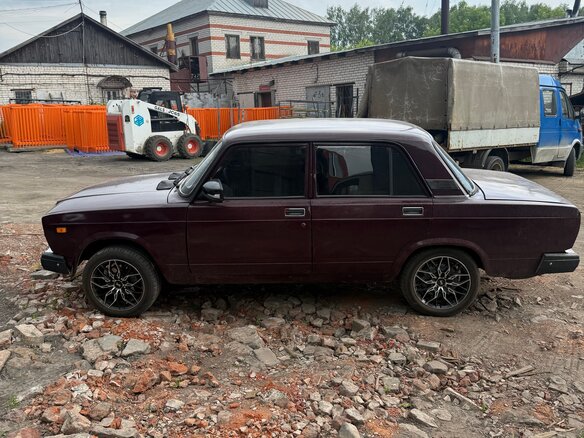 2007 Lada (ВАЗ) 2107, пурпурный, 90000 рублей - вид 7