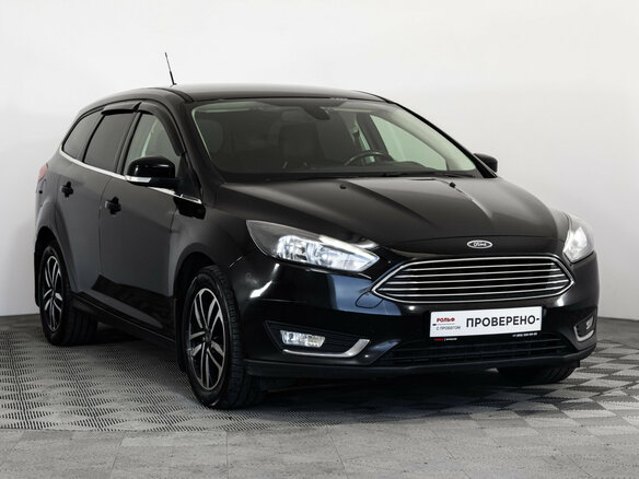 2016 Ford Focus III Рестайлинг, чёрный - вид 2