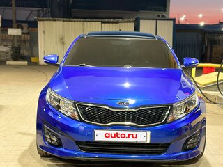 2014 Kia Optima III Рестайлинг, синий, 1000000 рублей, вид 3