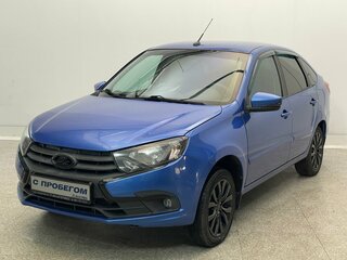 2019 Lada (ВАЗ) Granta I Рестайлинг, синий, 710000 рублей, вид 1
