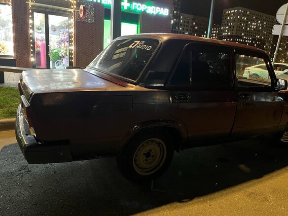 2008 Lada (ВАЗ) 2107, красный, 80000 рублей - вид 2