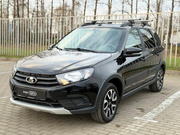 2024 Lada (ВАЗ) Granta Cross I Рестайлинг, чёрный, 914000 рублей - вид 2
