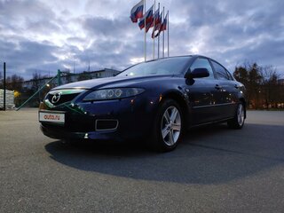 2006 Mazda 6 I (GG) Рестайлинг, синий, 330000 рублей, вид 1