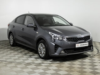 2021 Kia Rio IV Рестайлинг, серый, 1199585 рублей, вид 3