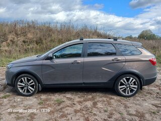 2020 Lada (ВАЗ) Vesta SW Cross I, серый, 1100000 рублей, вид 2
