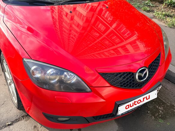 2007 Mazda 3 I (BK) Рестайлинг, красный, 600000 рублей - вид 1