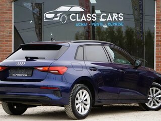 2022 Audi A3 Sportback 30 TDI IV (8Y), синий, 2677000 рублей, вид 4