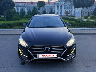 2017 Hyundai Sonata VII (LF) Рестайлинг, чёрный, 1850000 рублей, вид 2
