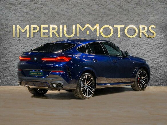 2026 BMW X6 40i III (G06) Рестайлинг, синий, 16590000 рублей - вид 5